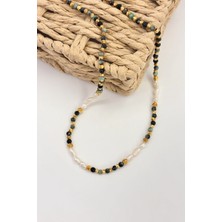 Lumi Atelier Azure Bloom No:1 Altın Kaplama Kolye