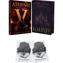 İndigo Kitap Kalıntı Ciltli ve Ateşpare 1 Canavar Mı Kahraman Mı? Ciltli Ceren Melek 2li Set + Hediyeli