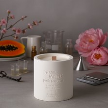 Basement : Pink Papaya : % 100 Soya Beton Mum (Papaya Tohumu, Kiraz Çiçeği, Şakayık)