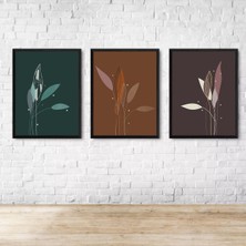 M&H Quality 3 Parça Çerçeve Görünümlü Mdf Tablo Seti Setra