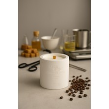 Basement : Caramel & Coffee : Dekoratif % 100 Soya Beton Mum (Karamel, Kahve)