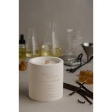 Basement : Sweet Macaron : % 100 Soya Beton Mum (Sandal Ağacı, Papirus, Amber, Incir Ağacı, Kakule)