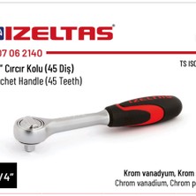 İzeltaş Cırcır Kolu 1/4 (45 Diş)
