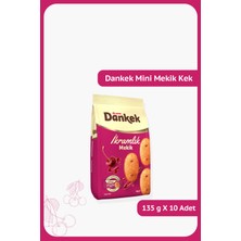 Ülker Dankek Mini Ikramlık Mekik Kek - Vişneli - 135 Gram - 10 Adet