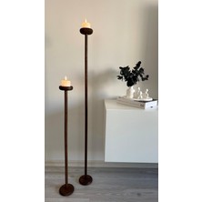 Nunu Design - Nara Ahşap Şamdan 2’li Set - Ceviz