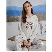 Aydoğan Kadın Bisiklet Yaka Termal Pijama Takımı 30074E- 1 Adet