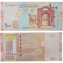 Yediotuz Digital Pazarlama Suriye 100 Paund Yabancı Kağıt Para . Koleksiyon Kağıt Para.