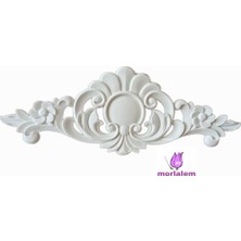 Morlalem 39cm Aplik, Yaprak ve Sarmaşık Silikon Kalıp K-534, Polyester Taş Tozu Alçı Kalıbı