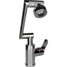 Krom - 1080 Derece Dönebilen Çok Fonksiyonlu Musluk Batarya KTX-3309-FINDIT