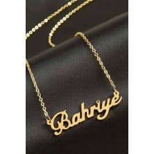 Zeroshop Bahriye Isimli Kolye -Sarı