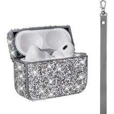 Vendas Apple Airpods Pro 2 Zore Airbag 45 Bilek Askı Aparatlı Simli Şeffaf Kılıf