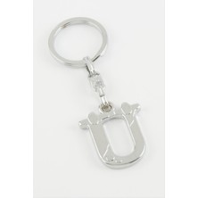 Zeroshop Harfli Metal Anahtarlık-Ü