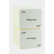 Zeroshop Kare Kolye Kartı-Beyaz