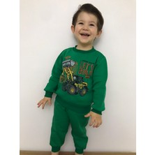 Babexi Erkek Çocuk Kepçe Desenli Alt Üst Takım Kepçeli Alt Üst Takım Modelleri Çocuk Eşofman Takımı