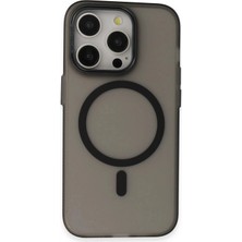 MiraLive iPhone 14 Pro Max Frost Standlı Magsafe Kapak - Siyah