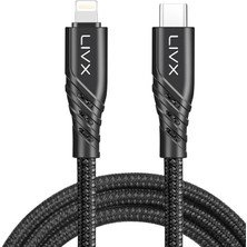 FourForce Space 27W Type C To Lightning 2 Metre Iphone Ipad Uyumlu Akıllı Hızlı Şarj ve Data Kablosu Spccc-01