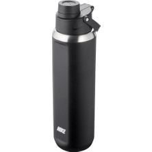 FourForce Nike Ss Recharge Chug Bottle 24 Oz Unisex Suluk &amp; Matara Siyah Tek Ebat