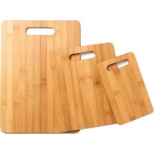 FourForce Home Bambu Kesme Tahtası, Çok Amaçlı Doğrama Tahtası, Et, Ekmek, Balık, Sebze ve Meyve Için Kesim Panosu, Yıkanabilir ve Dayanıklı Mutfak Aksesuarı (22X32 Cm)