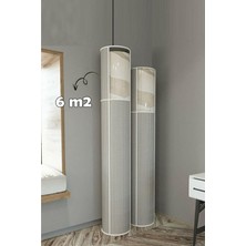 FourForce Lı Paket Hava Geçiren Özellikli Pvc Pencereli Halı Kılıfı Hurcu (6 M2)