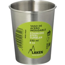 FourForce Üniseks – Yetişkin Vaso Acero Inox. 230 ml Paslanmaz Çelik Bardak, Çok Renkli, Tek Beden
