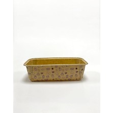 FourForce 25LI Muffin Kalıbı - Cupcake Kalıpları, Su Geçirmez ve Yağ Geçirmez Pişirme Kağıtları, Ev Veya Parti Için Alüminyum Folyo Pişirme Kek Kapları - Baton Kraft Desenli