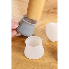 FourForce 8 Adet Silikon Masa ve Sandalye Ayağı Için Kaydırmaz Yıkanabilir Mobilya Çorabı