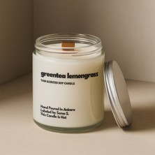 Basement : Greentea Lemongrass : Cam Kavanozda Kokulu %100 Soya Mum (Yeşil Çay, Limon Kabuğu)