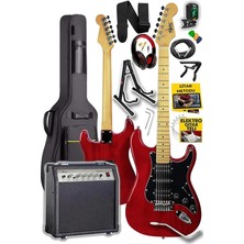 FourForce RPH-40RD-30AMP 30W Amfili Elektro Gitar Seti Hsh Manyetik Maple Klavye