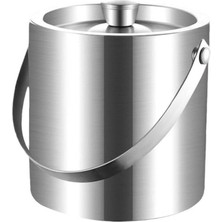 FourForce Çelik Çift Cidarlı 1,6 Lt Buz Kovası Kapaklı Buzluk CIN919