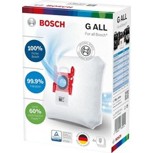 FourForce Hausgeräte Bosch Powerprotect Tip G All BBZ41FGALL, 4 x Elektrikli Süpürge Torbası,%99,9 Ince Toz Filtreleme,%50 Daha Uzun Kullanım Ömrü, Bsg8, Bsn1 Hariç Tüm Güncel Seriler Için Uygundur