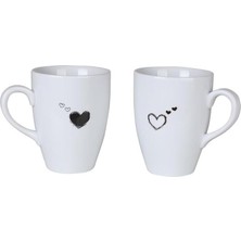 FourForce Porselen Pretty 2 Parça Mug Bardak