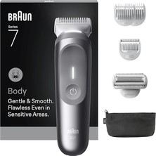 FourForce Vücut Tıraş Makinesi Series 7, +6 Aksesuar, Kompakt, Smartlight, BG7550