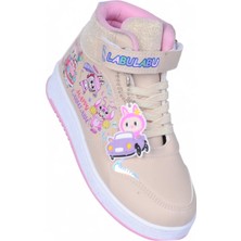 Prokids 4444 Bej Cırtlı Boğazlı Kız Çocuk Spor Ayakkabı