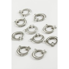 Zeroshop Ay Yıldız Tesbih  Aparatı 50 Gram-Gümüş Rengi