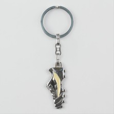 Zeroshop Krampon Figürlü Metal Anahtarlık-Siyah