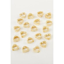 Zeroshop 0,8 mm Kalp Ara Aparat 20 Adet-Sarı