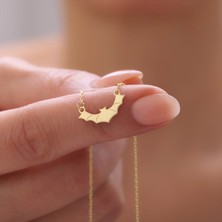 Vaoov 925 Ayar Gümüş Halloween Cadılar Bayramı Yarasa Kolye