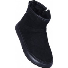 Wisco 070 Siyah Termal Kürklü Kız Çocuk Bot