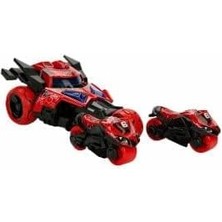 FourForce Wheels Motosiklet Fırlatıcılı Sesli ve Işıklı Araba - Kırmızı