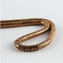 Zeroshop Burgulu Hematit Taşı 6 Mm-Gümüş Rengi