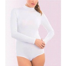 E-Woman Imer 9258 Uzun Kol Çıtçıtlı Body
