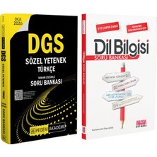 Pegem 2026 Dgs Sözel Yetenek Türkçe ve Akm Dil Bilgisi Soru Bankası Seti 2 Kitap