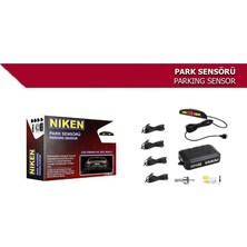 Gözpar Oto Park Sensörü LED Ekran ve Türkçe Uyarı Gri N11.16032