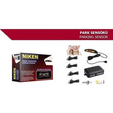 Gözpar Oto Park Sensörü LED Ekran ve Türkçe Uyarı Beyaz N11.20164