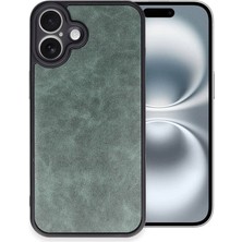 iPhone 16 Plus Kılıf Şık Tasarımlı Premium Aras Deri Kapak