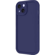 Techno Guru iPhone 14 Kılıf Kenarları Yükseltili Soft Viera Premium Silikon Kapak