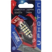 Gözpar Oto PH7036 B1 C10W 12V Canbus 39MM Sofit LED Tekli Blıster