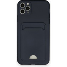 Royal Case iPhone 11 Pro Max Kılıf Kart Hazneli Silikon Kapak Ryc/kelvin