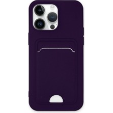 Royal Case iPhone 14 Pro Max Kılıf Kart Hazneli Silikon Kapak Ryc/kelvin
