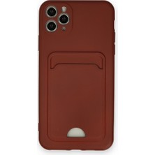 Royal Case iPhone 11 Pro Max Kılıf Kart Hazneli Silikon Kapak Ryc/kelvin